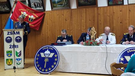Župan nagovoril člane Zveze šoferjev in avtomehanikov Žiri