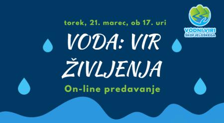 Spletno predavanje Voda: vir življenja