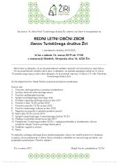 Vabilo na občni zbor