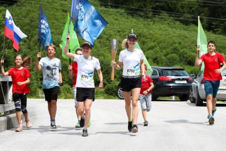Utrinek s poti slovenske bakle leta 2021