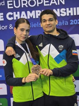 Lia s svojim trenerjem