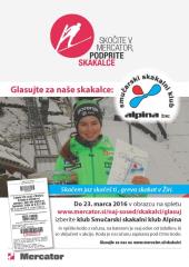 Glasujte za naše skakalce SSK Alpina Žiri