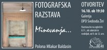 Fotografska razstava Minevanja